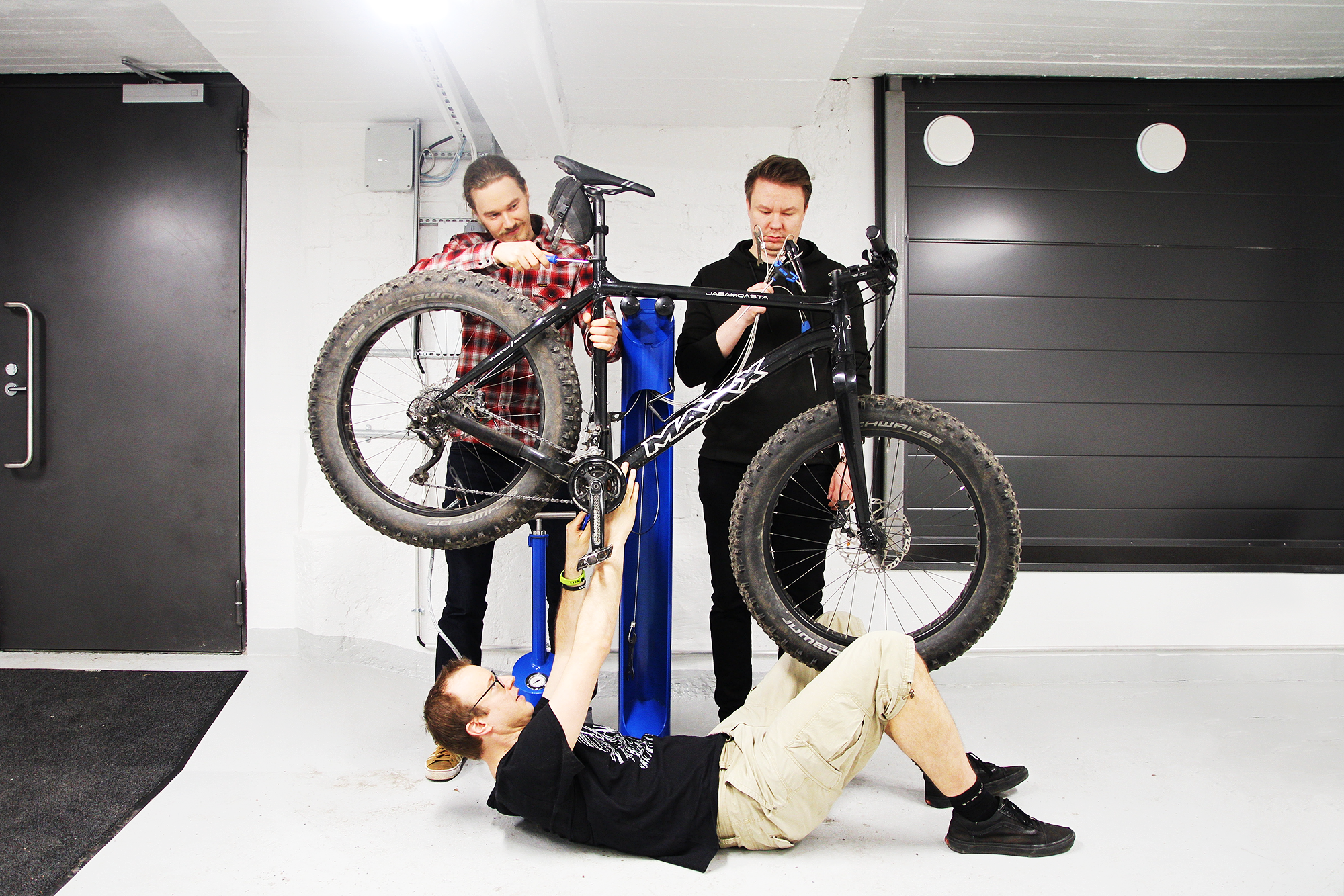 Tuomas, Timo and Jaakko from Evermade